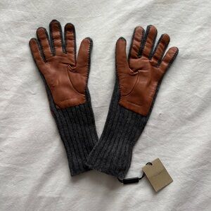 Burberry Cashmere and Leather Gloves